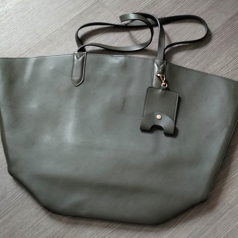 A New Day Forest Green Tote Bag